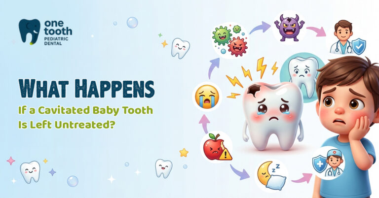 risks of untreated baby tooth decay